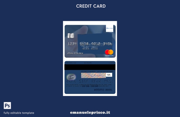 modello mastercard Banco Vimecan della Repubblica Dominicana in stile verificato